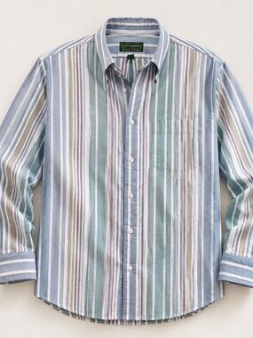 Croft & Barrow Pastel Striped Button Down